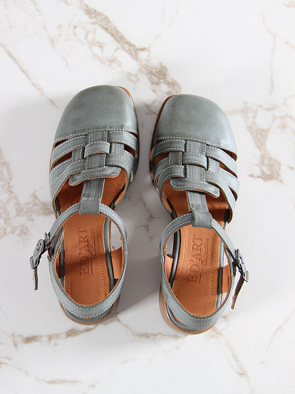 картинка Босоножки ED'ART 3035.26018'bе.Вакса хаки от интернет магазина