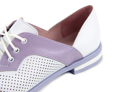 картинка Туфли ED'ART 114.p.madonna'l. white-lilac от интернет магазина