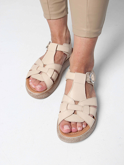 картинка Босоножки ED'ART 2028.2530'be. Бежевый от интернет магазина