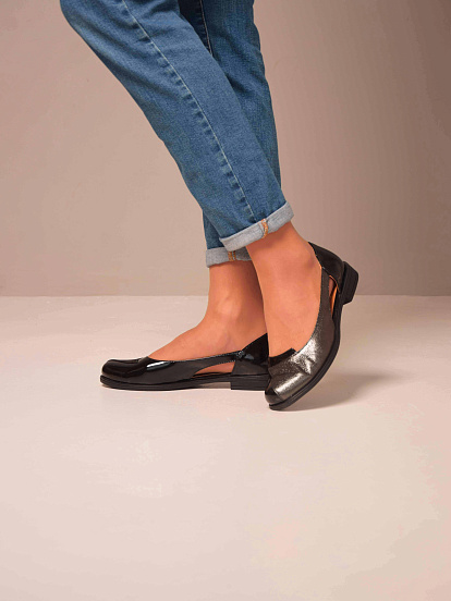 картинка Туфли ED'ART 160.madonna'bl.Черный лак астана от интернет магазина