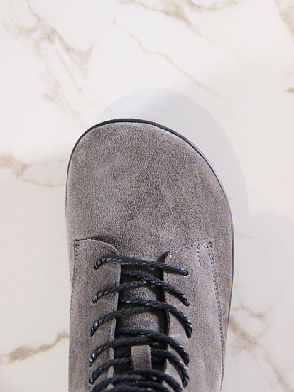 картинка Босоногие ботинки  ED'ART 351.NATA'bl.Серый замок замша от интернет магазина