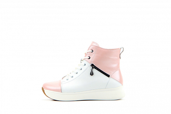 картинка Ботинки ED'ART 312.omega.w.white/pink от интернет магазина
