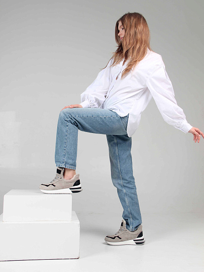 картинка Кроссовки ED'ART 150.mask`gr. каменный замша от интернет магазина