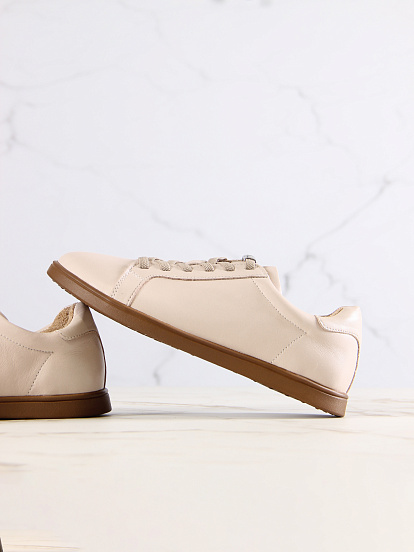 картинка Кеды босоногие ED'ART 189.асти'br.Бежевый стар пудра от интернет магазина