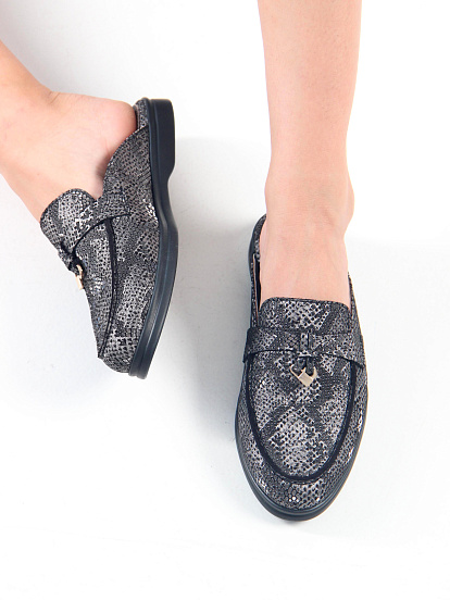 картинка Мюли ED'ART 1070.2614'bl. черный мамба от интернет магазина