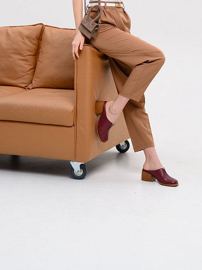 картинка Сабо ED'ART  5200.23663'br. Гнилая вишня+коричневый от интернет магазина