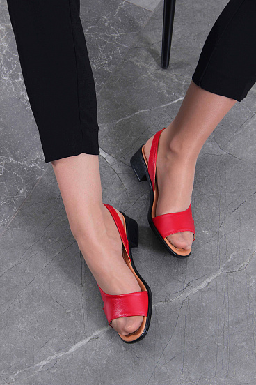картинка Босоножки ED'ART 3051.21013'bl. Красный от интернет магазина