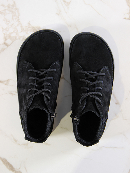 картинка Босоногие ботинки  ED'ART 210.NATA'bl.Черная замша от интернет магазина