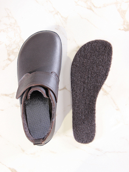 картинка Босоногие ботинки  ED'ART 209.NATA'bl.Темно-коричневый оттима от интернет магазина