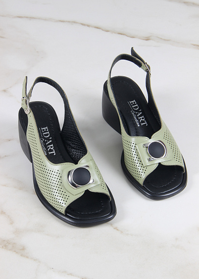 картинка Босоножки ED'ART 5030p.23663'bl. авокадо от интернет магазина