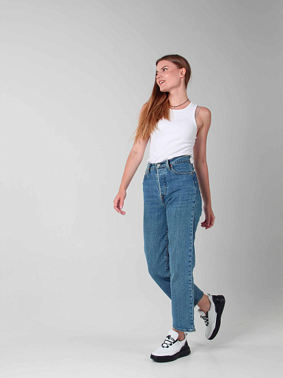 картинка Кроссовки ED'ART 155.2104'bl. Белый черный от интернет магазина