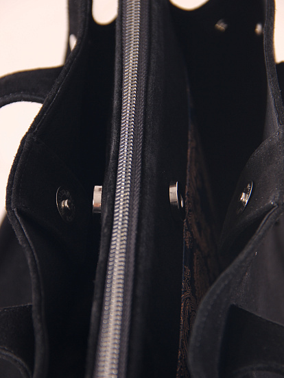 картинка Сумка ED`ART S05.черная замша от интернет магазина