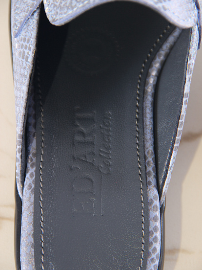 картинка Мюли ED'ART 1070.2614'bl. голубая мамба от интернет магазина