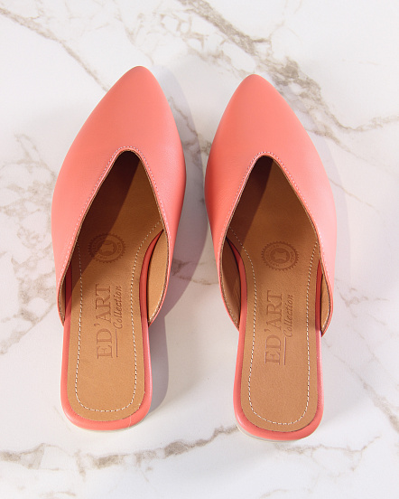 картинка Мюли ED'ART 1001.34104'be. Коралл от интернет магазина