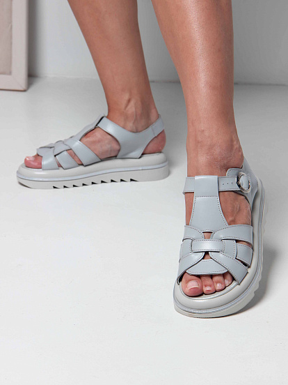 картинка Босоножки ED'ART 2028.2525'gr. Серый от интернет магазина