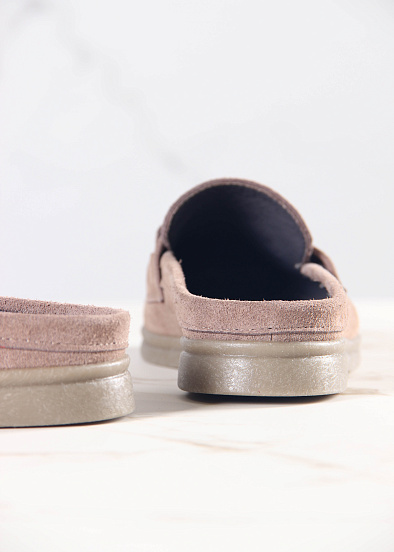 картинка Сабо лоферы ED'ART 1080.2614'be. Капучино замша от интернет магазина