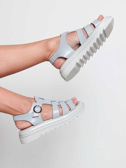 картинка Босоножки ED'ART 2025.2525'gr. Серый от интернет магазина