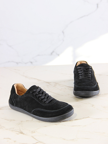 картинка Босоногие кеды ED'ART 187.nata'bl.Черный замша от интернет магазина