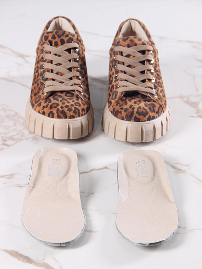 картинка Кеды ED'ART 128.91505'be. коричневый леопард от интернет магазина