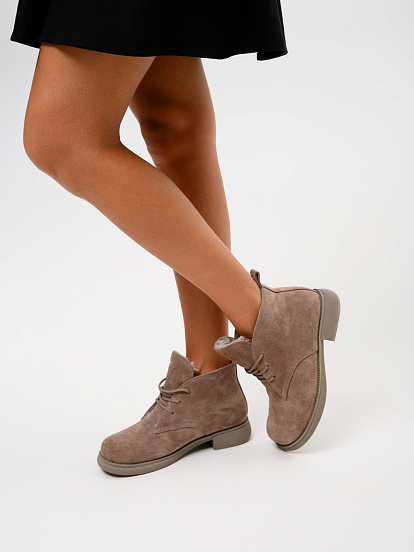 картинка Ботинки ED'ART 308.патриция'ka. Капучино замша от интернет магазина