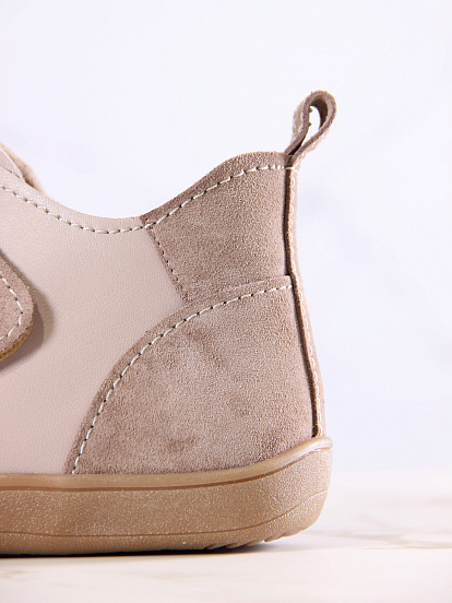 картинка Босоногие ботинки  ED'ART 206.NATA'br.Визон+капучино замша от интернет магазина