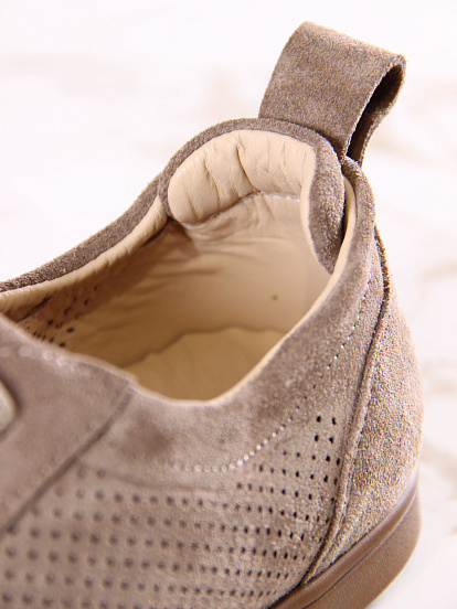 картинка Кеды босоногие ED'ART 164.Р.асти'br.Велюр санд от интернет магазина