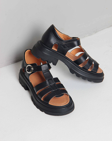 картинка Босоножки ED'ART 2125.506'bl.Черный от интернет магазина