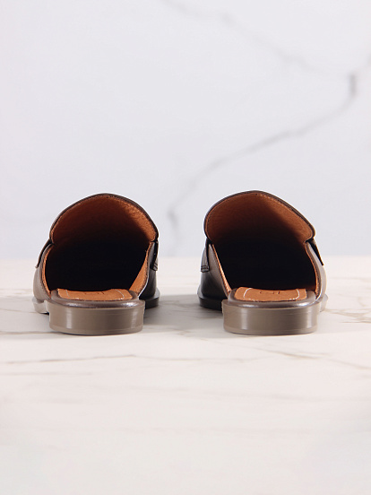 картинка Мюли ED'ART 1072.подиум205'br. Коричневый от интернет магазина