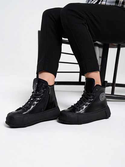 картинка Ботинки ED'ART 217.PODYUM151'bl. черный от интернет магазина