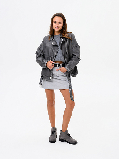 картинка Ботинки ED'ART 308.патриция'bl. Серый замок замша от интернет магазина