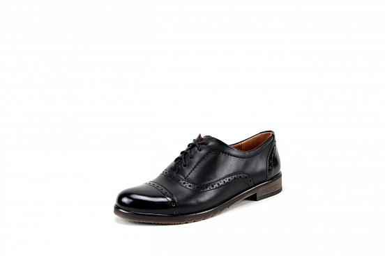 картинка Туфли полуботинки ED'ART 101.berta.black+lacq от интернет магазина