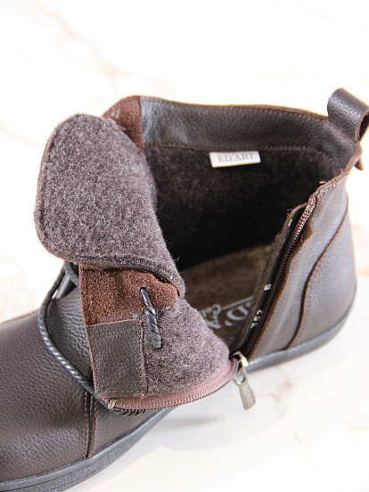 картинка Босоногие ботинки  ED'ART 352.NATA'bl.Темно-коричневая оттима от интернет магазина