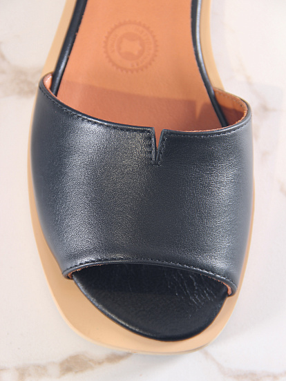 картинка Босоножки ED'ART 1024.110z'be. Черный+бежевый от интернет магазина