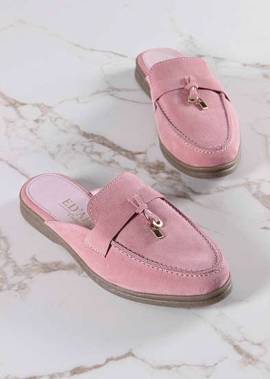 картинка Мюли ED'ART 1070.2614'be. розовый замша от интернет магазина