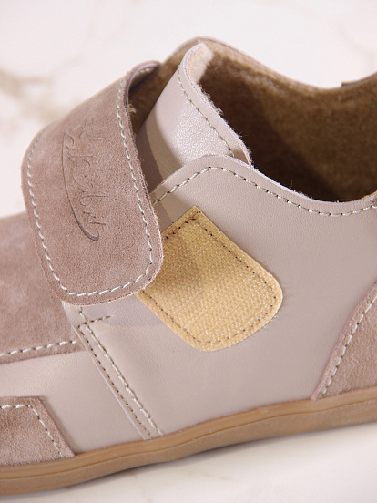 картинка Босоногие ботинки  ED'ART 206.NATA'br.Визон+капучино замша от интернет магазина