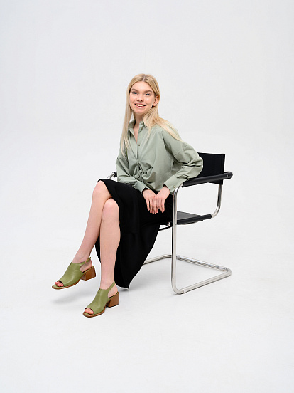 картинка Босоножки ED'ART 4013.23663'bе. Олива орех от интернет магазина