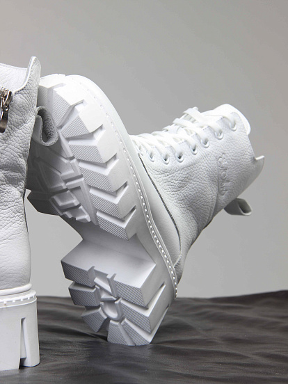 картинка Ботинки ED'ART 346.чанки'w. Белый бартон от интернет магазина