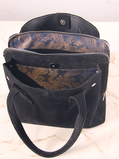 картинка Сумка ED`ART S05.черная замша от интернет магазина