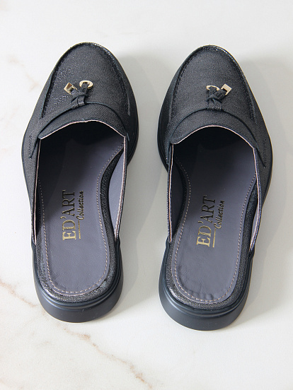 картинка Мюли ED'ART 1070.2614'bl. черный астана от интернет магазина