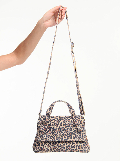 картинка Сумка-клатч ED'ART s06.бежевый леопард от интернет магазина