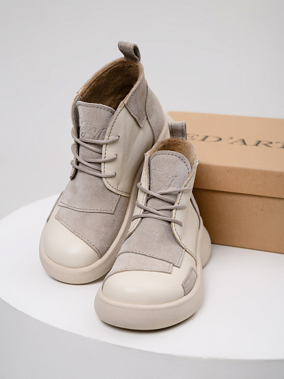 картинка Ботинки  ED'ART 305.927'be. Бежевый стар+каменная замша от интернет магазина