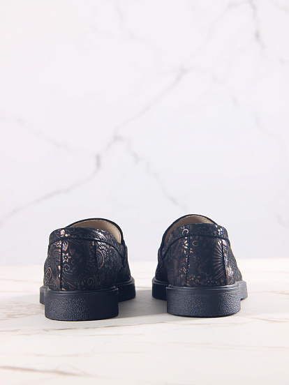 картинка Лоферы лоферы ED'ART 170.2699'bl. Черный грация от интернет магазина