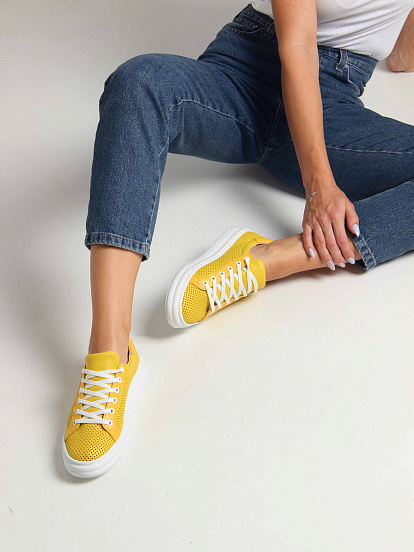 картинка Кеды ED'ART 127.Lusi22'w. Желтый от интернет магазина