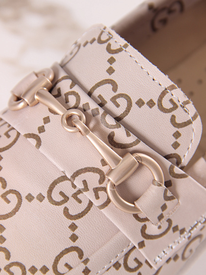 картинка Лоферы туфли ED'ART 172.1841'be. бежевый гуччи от интернет магазина