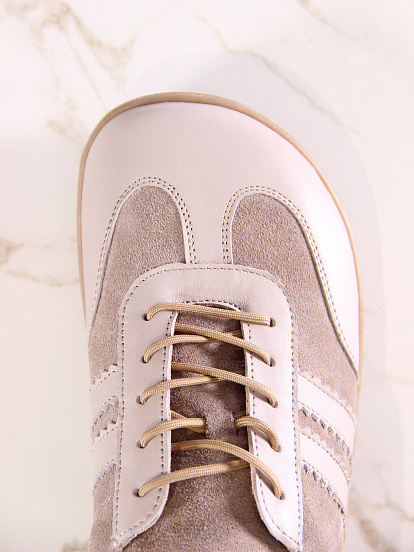 картинка Босоногие кеды ED'ART 184.nata'br.Капучино замша+визон стар от интернет магазина