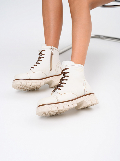 картинка Ботинки ED'ART 319.PODYUM141'w. Вакса белая от интернет магазина
