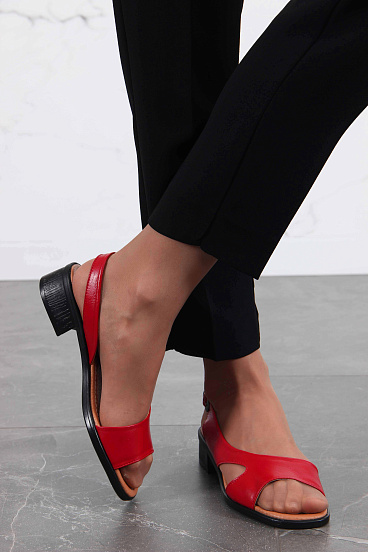 картинка Босоножки ED'ART 3051.21013'bl. Красный от интернет магазина