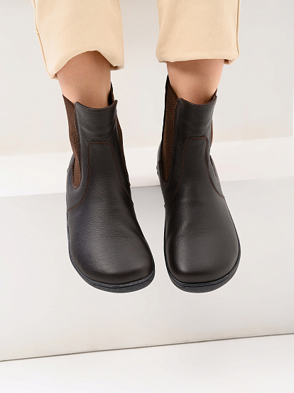 картинка Челси босоногие ED'ART 366.NATA'bl.Темно-коричневая оттима от интернет магазина