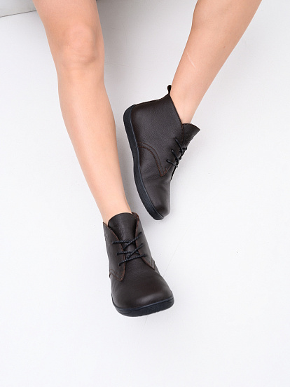 картинка Босоногие ботинки  ED'ART 208.NATA'bl.Темно-коричневая оттима от интернет магазина