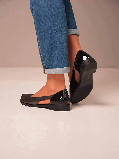 картинка Туфли ED'ART 160.madonna'bl.Черный лак астана от интернет магазина